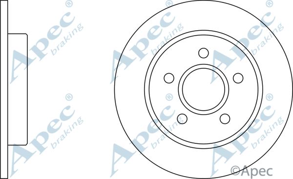 APEC BRAKING Тормозной диск DSK2231